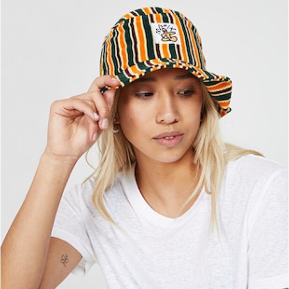 New🌟MISFIT-Mad Men
FRIENDS OF ZAMBIA TERRY TOWELLING BUCKET HAT - STRIPE